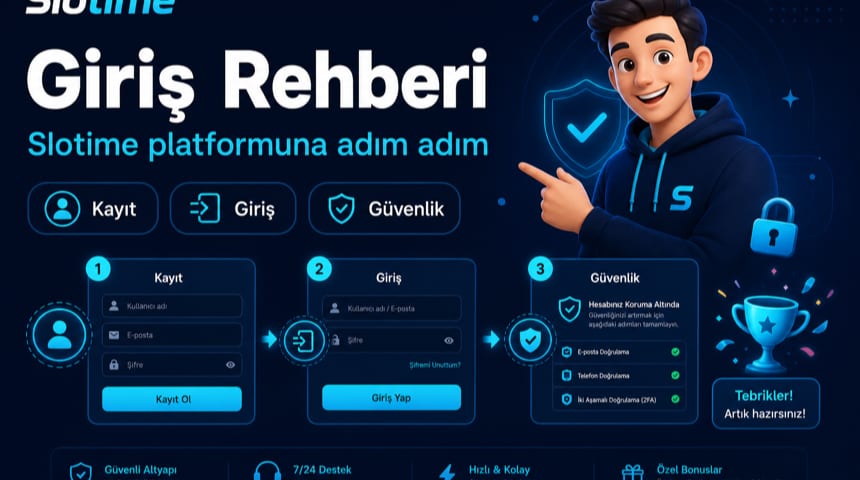 Slotime giriş süreci adım adım rehber kapak görseli
