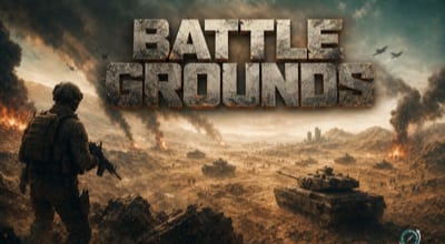 Battle Grounds harita tabanlı FPS oyunu görseli