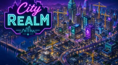 City Realm şehir yönetimi strateji oyunu görseli